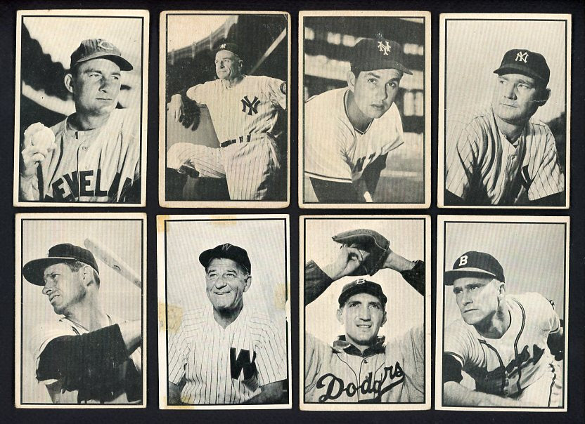 1953 Bowman Black & White Baseball Set Stengel Wilhelm 486864