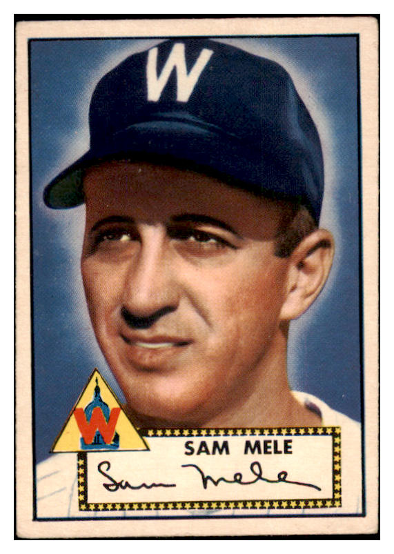 1952 Topps Baseball #094 Sam Mele Senators VG-EX 486873