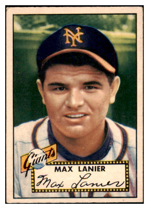 1952 Topps Baseball #101 Max Lanier Giants VG-EX 486875