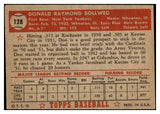 1952 Topps Baseball #128 Don Bollweg Yankees VG-EX 486880