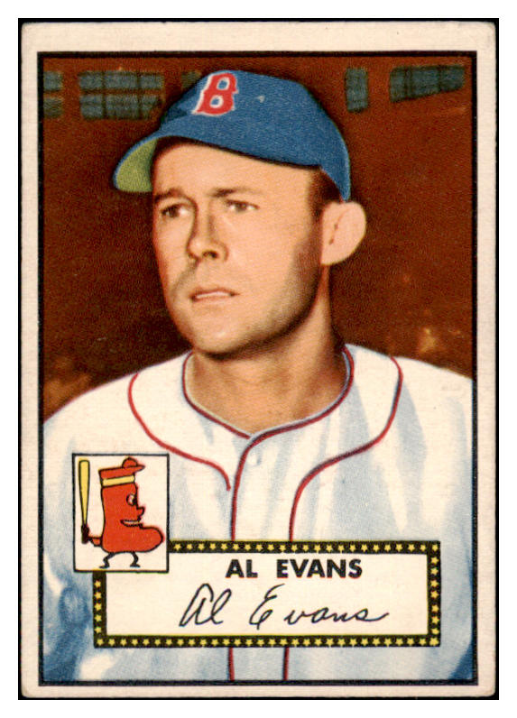 1952 Topps Baseball #152 Al Evans Red Sox VG-EX 486885