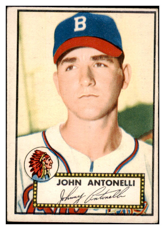 1952 Topps Baseball #140 Johnny Antonelli Braves VG-EX 486891