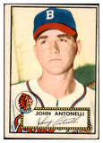 1952 Topps Baseball #140 Johnny Antonelli Braves VG-EX 486891