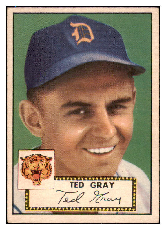 1952 Topps Baseball #086 Ted Gray Tigers EX 486893