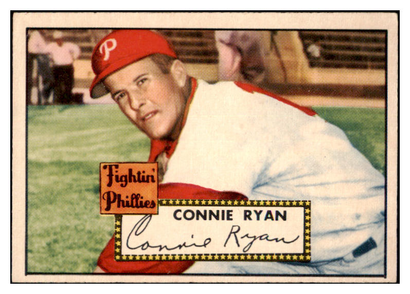 1952 Topps Baseball #107 Connie Ryan Phillies EX 486899