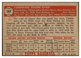 1952 Topps Baseball #107 Connie Ryan Phillies EX 486899