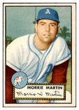 1952 Topps Baseball #131 Morrie Martin A's EX 486903