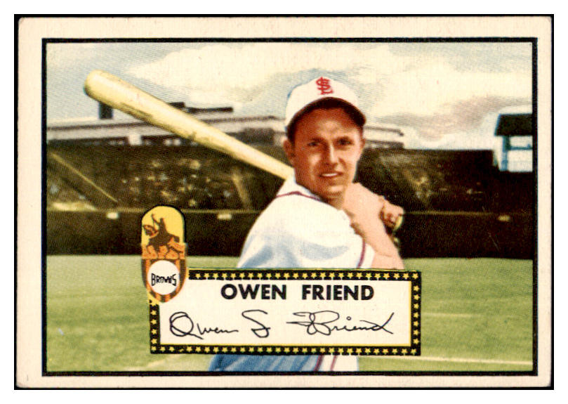 1952 Topps Baseball #160 Owen Friend Browns EX 486911