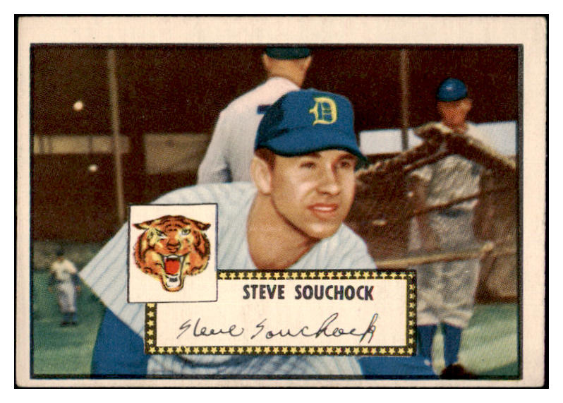 1952 Topps Baseball #234 Steve Souchock Tigers EX 486915