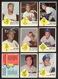 1963 Fleer Baseball Set Mays Koufax Clemente Robinson 486917