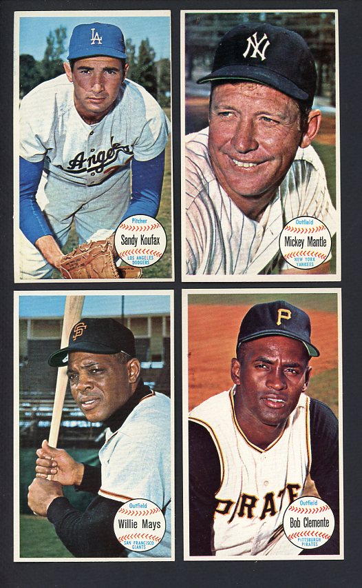 1964 Topps Giants Set Mantle Koufax Clemente Mays 486923
