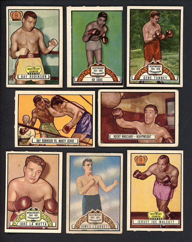 1951 Topps Ringside Boxing Set Louis Robinson Lamotta 486931