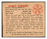 1950 Bowman Baseball #184 Randy Gumpert White Sox VG-EX 487101