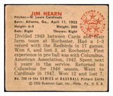 1950 Bowman Baseball #208 Jim Hearn Cardinals VG-EX 487114