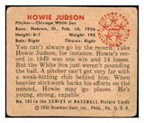 1950 Bowman Baseball #185 Howie Judson White Sox VG-EX 487120