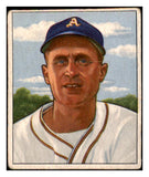 1950 Bowman Baseball #159 Joe Tipton A's VG-EX 487125