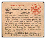 1950 Bowman Baseball #040 Bob Lemon Indians VG 487157