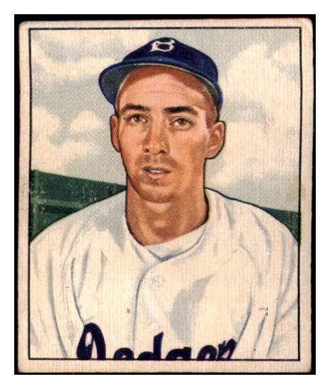 1950 Bowman Baseball #194 Bill Cox Dodgers VG-EX 487161