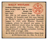 1950 Bowman Baseball #069 Wally Westlake Pirates VG 487166