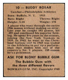 1948 Bowman Baseball #010 Buddy Rosar A's GD-VG 487190