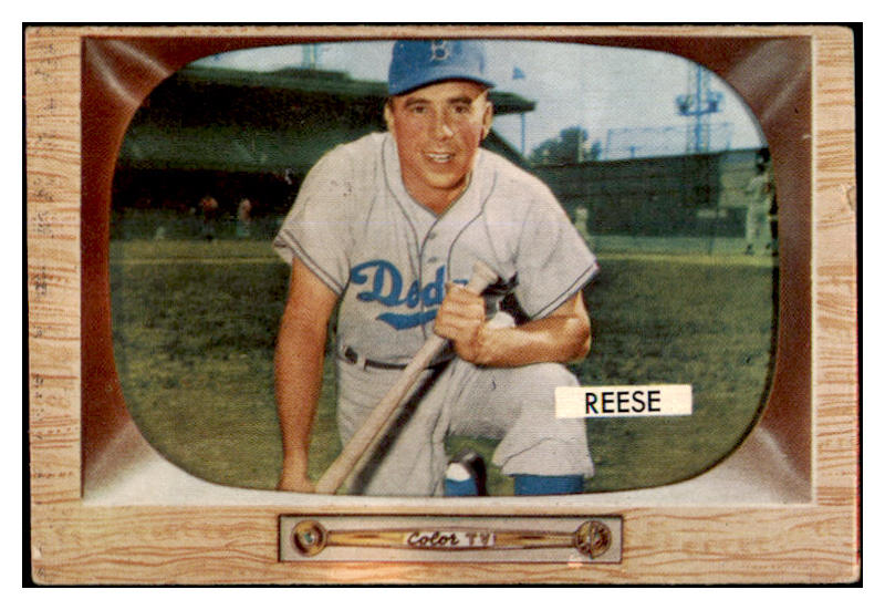 1955 Bowman Baseball #037 Pee Wee Reese Dodgers VG-EX 487255