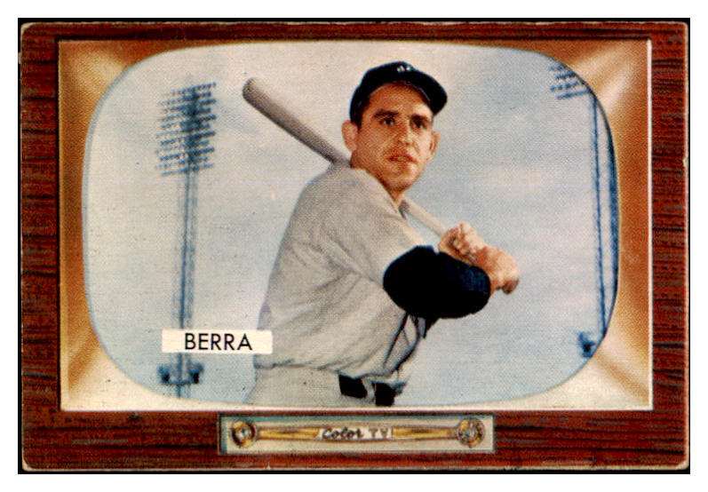 1955 Bowman Baseball #168 Yogi Berra Yankees VG-EX 487262