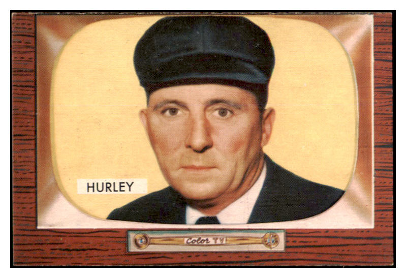 1955 Bowman Baseball #260 Edwin Hurley Umpire VG-EX 487269