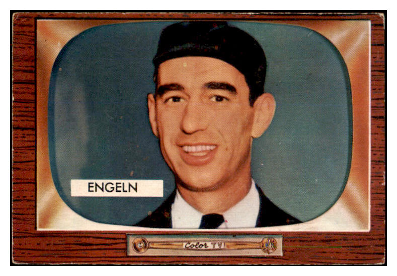 1955 Bowman Baseball #301 Bill Engeln Umpire VG-EX 487272