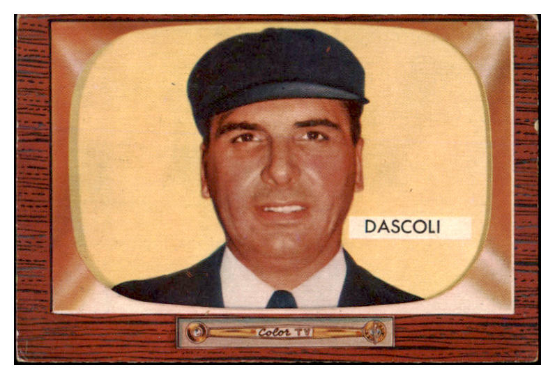 1955 Bowman Baseball #291 Frank Dascoli Umpire VG-EX 487276