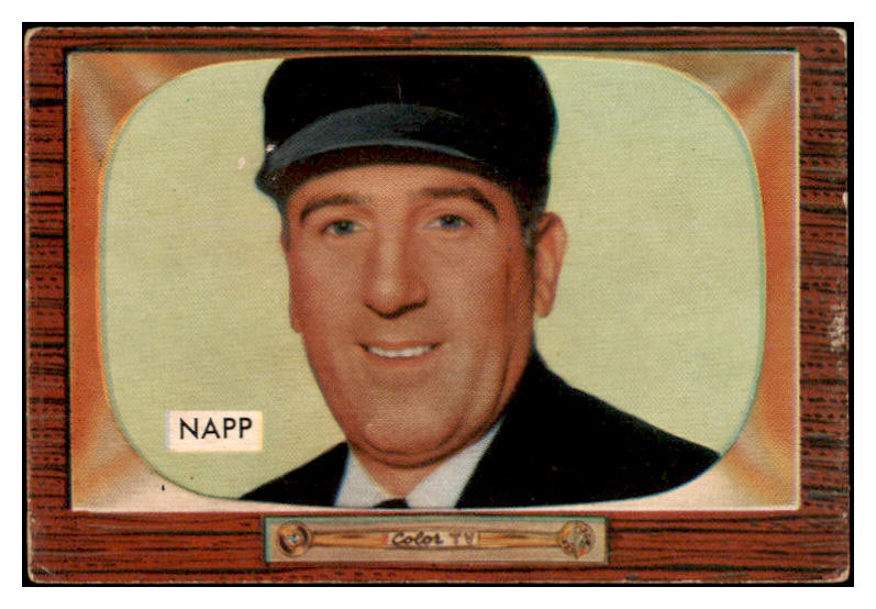 1955 Bowman Baseball #250 Larry Mapp Umpire VG-EX 487279