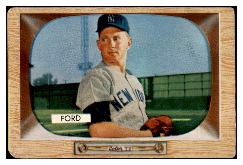 1955 Bowman Baseball #059 Whitey Ford Yankees GD-VG 487286