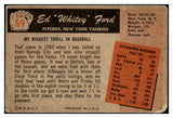 1955 Bowman Baseball #059 Whitey Ford Yankees GD-VG 487286