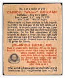 1949 Bowman Baseball #002 Whitey Lockman Giants FR-GD 487294