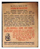 1949 Bowman Baseball #037 John Wyrostek Reds GD-VG 487341
