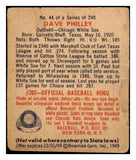 1949 Bowman Baseball #044 Dave Philley White Sox GD-VG 487356