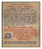 1949 Bowman Baseball #054 Marty Marion Cardinals VG-EX 487374
