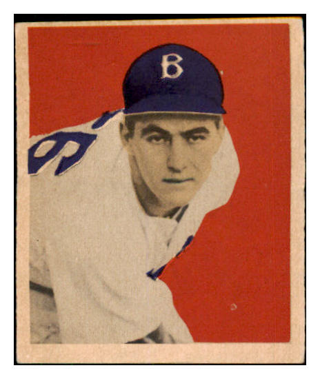 1949 Bowman Baseball #061 Rex Barney Dodgers EX 487384