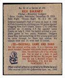 1949 Bowman Baseball #061 Rex Barney Dodgers EX 487384