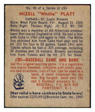 1949 Bowman Baseball #089 Mizell Platt Browns VG 487440