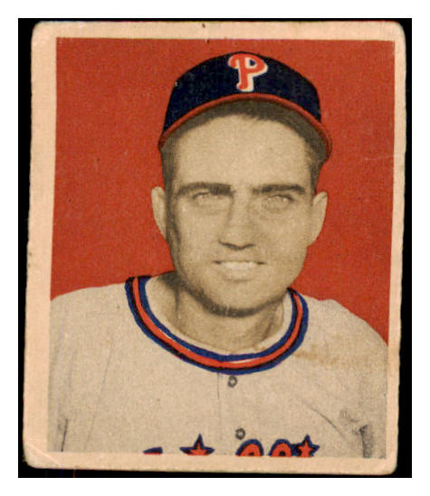 1949 Bowman Baseball #108 Ken Heintzelman Phillies VG 487476