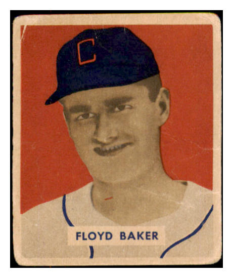 1949 Bowman Baseball #119 Floyd Baker White Sox FR-GD 487495