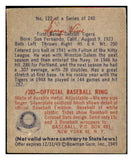 1949 Bowman Baseball #122 George Vico Tigers VG-EX 487501