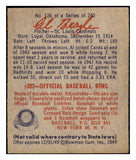 1949 Bowman Baseball #126 Al Brazle Cardinals EX-MT Script 487511