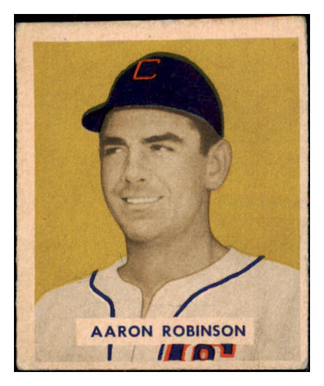 1949 Bowman Baseball #133 Aaron Robinson Tigers EX 487524