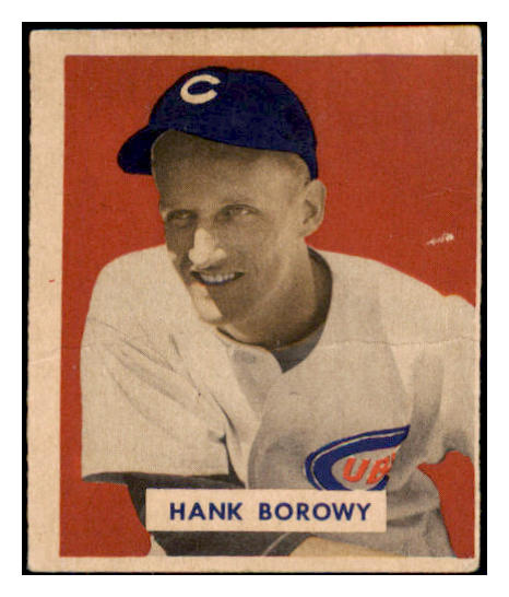 1949 Bowman Baseball #134 Hank Borowy Phillies GD-VG 487527