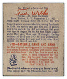 1949 Bowman Baseball #137 Ted Wilks Cardinals EX-MT 487533
