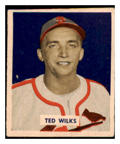 1949 Bowman Baseball #137 Ted Wilks Cardinals VG-EX 487535