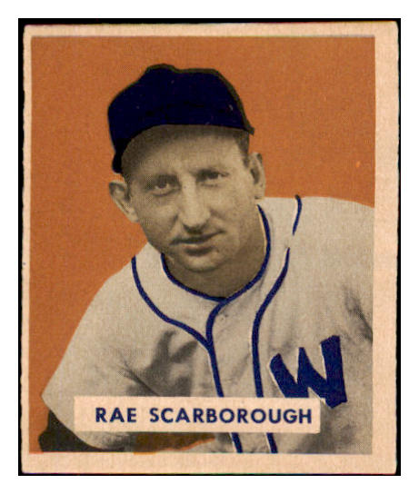 1949 Bowman Baseball #140 Rae Scarborough Senators EX-MT 487540