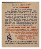 1949 Bowman Baseball #143 Bob Dillinger Browns VG-EX Print 487549