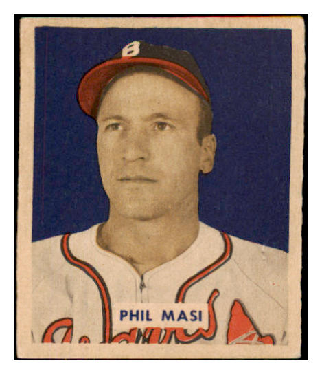 1949 Bowman Baseball #153 Phil Masi Braves VG-EX 487568